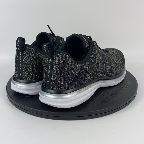 APL Techloom Pro Black/Gold Athletic Running Shoes Women's Size 9 - Picture 5 of 12